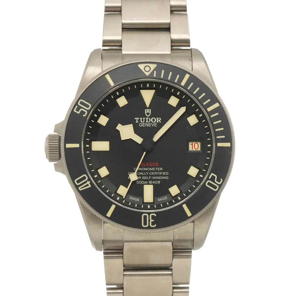 Tudor Pelagos LHD 25610TNL Men's Watch, Black, Automatic Movement